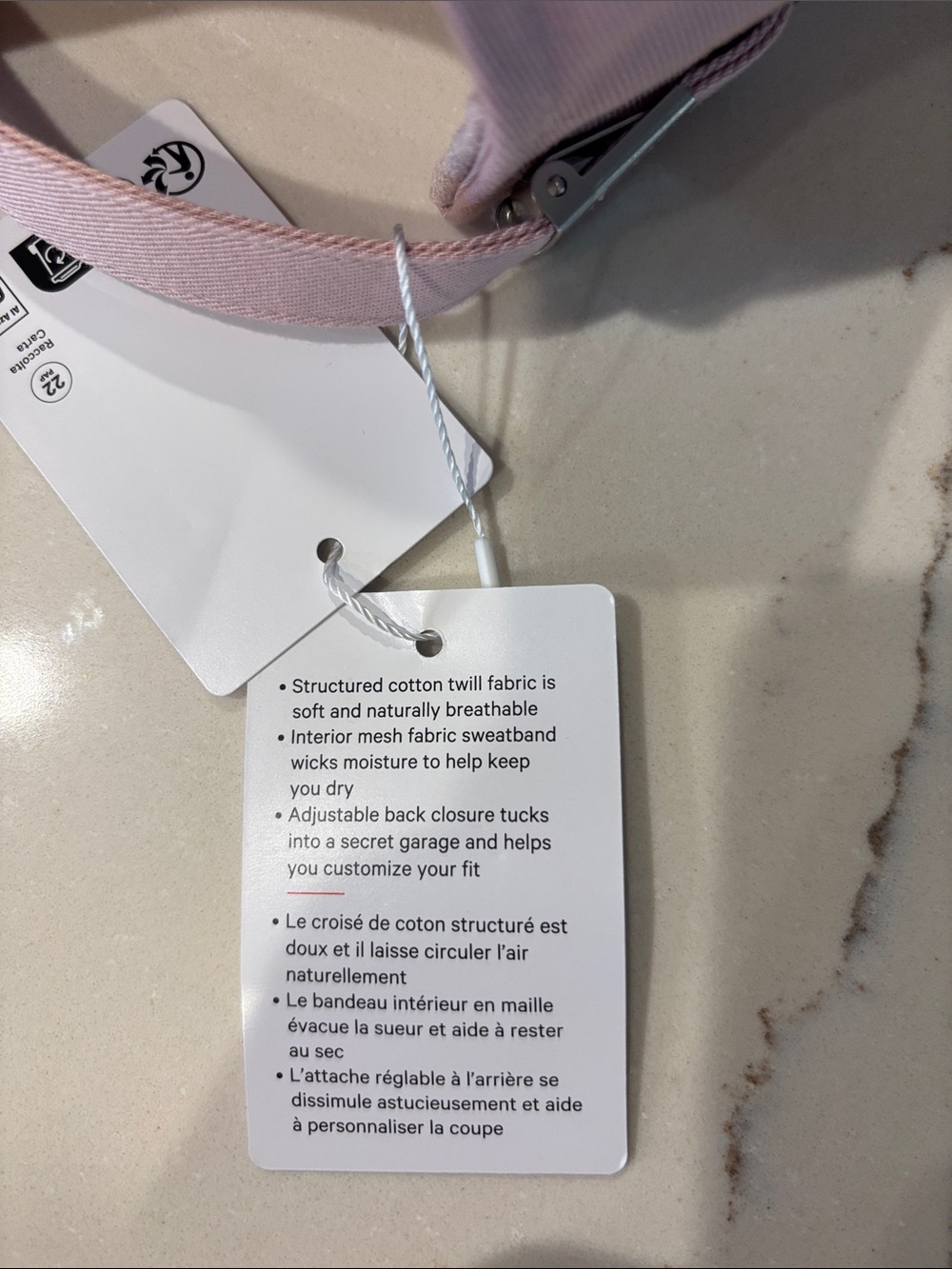lululemon Pretty In Pink Bundle—Water Bottle, Cap & Accessories, NWT + Gift Bag - Picture 6 of 13